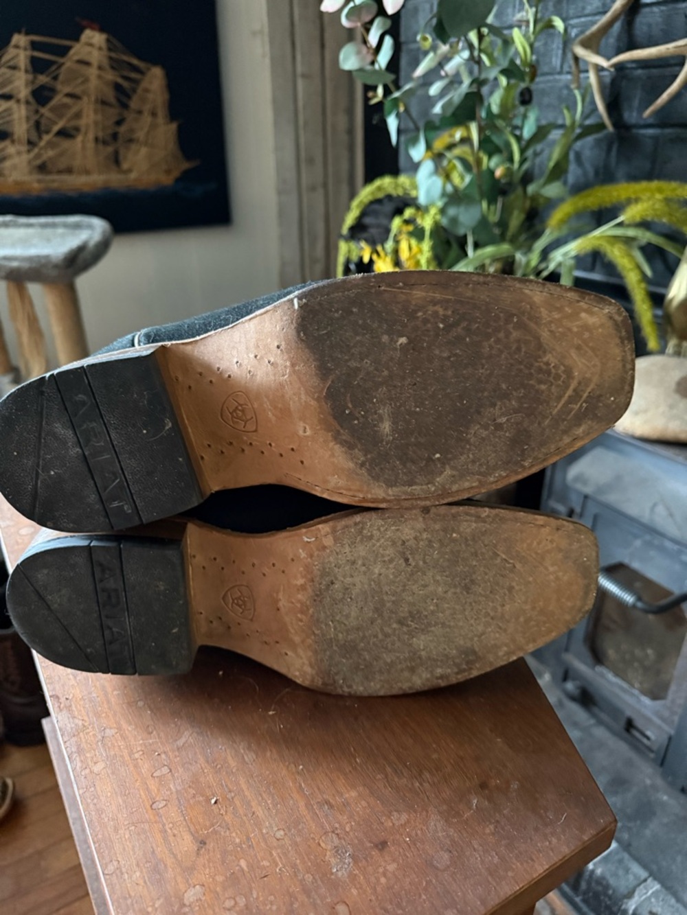 Ariat Futurity Black Suede Boots - Picture 5 of 6